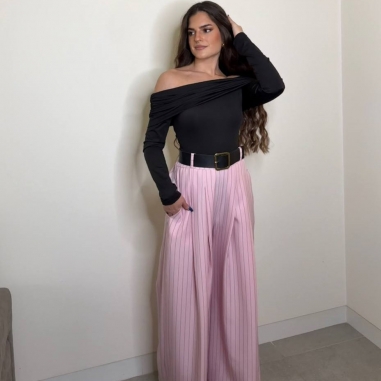 PANTALÓN PALAZZO RAYAS ROSITA