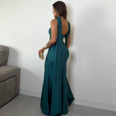 PREVENTA VESTIDO GARGANTILLA VERDE...