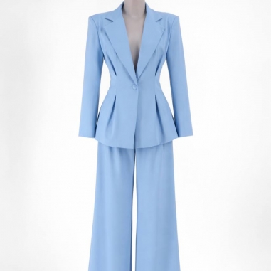 CONJUNTO TRAJE CELESTE