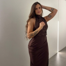 PREVENTA VESTIDO HALTER...