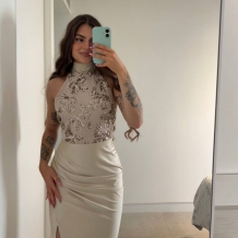 PREVENTA VESTIDO HALTER... 2