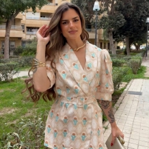 CONJUNTO ESTAMPADO BEIGE