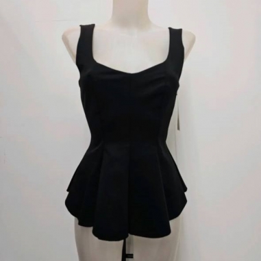 PREVENTA TOP VOLANTE NEGRO