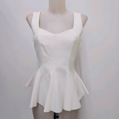 PREVENTA TOP VOLANTE BLANCO