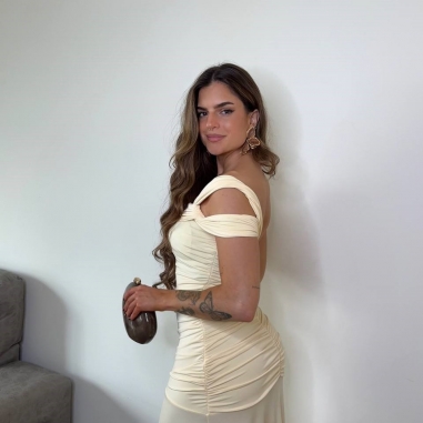 VESTIDO BELLA AMARILLO MANTEQUILLA