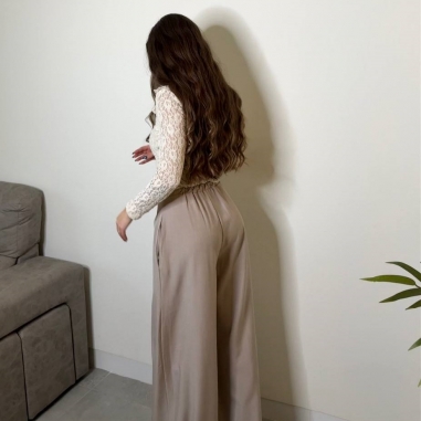 PANTALÓN FLUIDO TAUPÉ