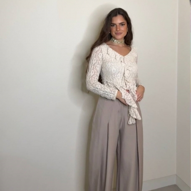 PANTALÓN FLUIDO TAUPÉ