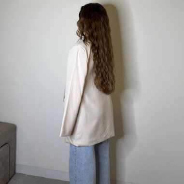 BLAZER BEIGE LARGA