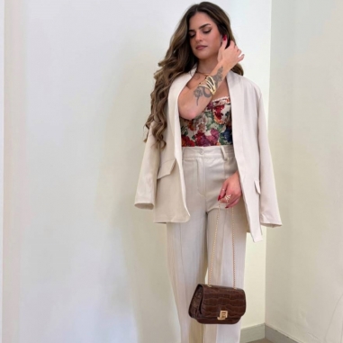 PANTALÓN TRAJE BEIGE