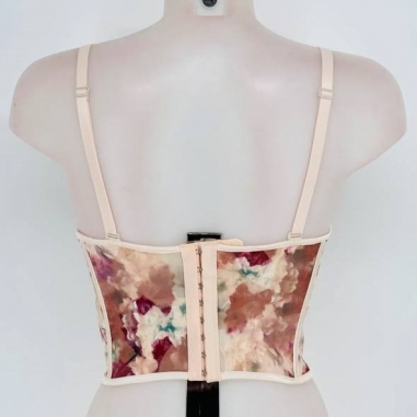 CORSET TUL ESTAMPADO