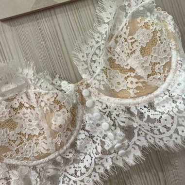 TOP LENCERO ENCAJE BLANCO