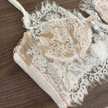 TOP LENCERO ENCAJE BLANCO