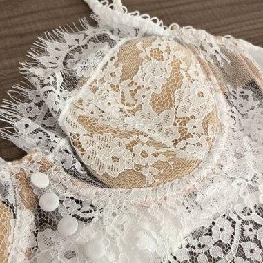TOP LENCERO ENCAJE BLANCO