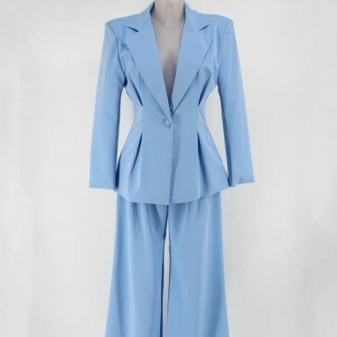 PREVENTA CONJUNTO TRAJE CELESTE