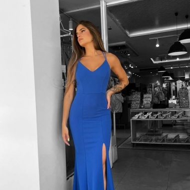 PREVENTA VESTIDO SIRENA AZUL KLEIN