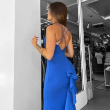 VESTIDO SIRENA AZUL KLEIN