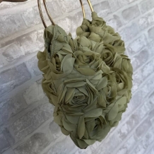 BOLSO ASA PÉTALOS VERDE 2
