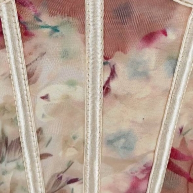 CORSET TUL ESTAMPADO