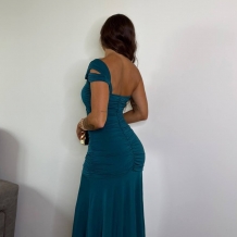 VESTIDO BELLA PETRÓLEO
