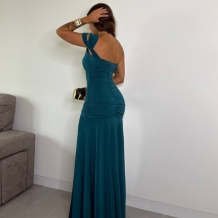 VESTIDO BELLA PETRÓLEO 2