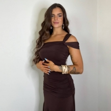 VESTIDO BELLA  CHOCO