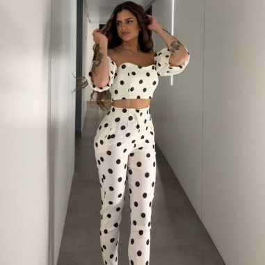 CONJUNTO LUNARES BLANCO ROTO