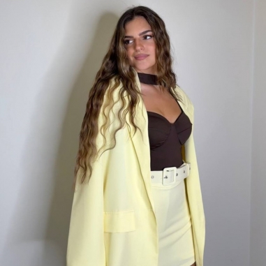 TOP ESCOTE CORAZÓN + LAZADA CHOCO