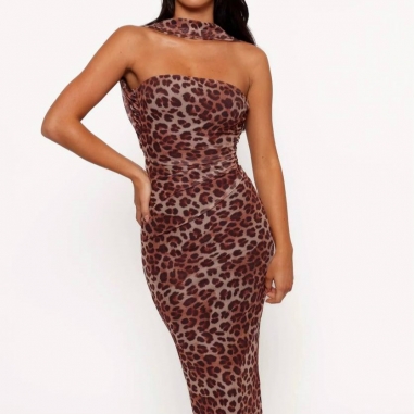 VESTIDO TUL ANIMAL PRINT