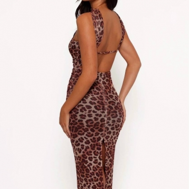 VESTIDO TUL ANIMAL PRINT