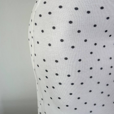 VESTIDO TUL LUNARES BLANCO