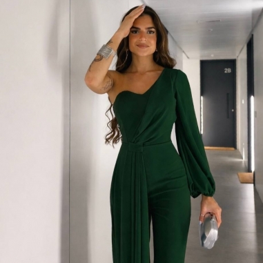 MONO GASA ASIMÉTRICO VERDE BOTELLA