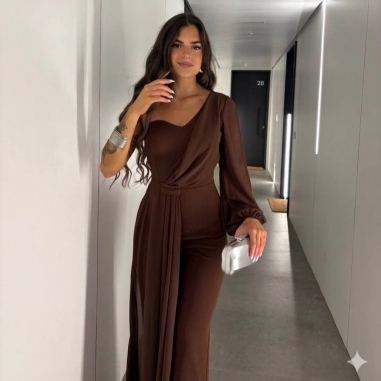 MONO GASA ASIMÉTRICO CHOCO