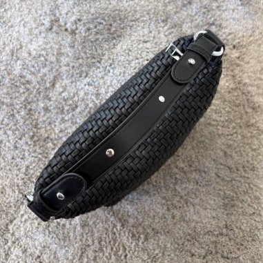 BOLSO TRENZADO NEGRO