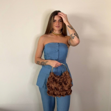 CONJUNTO DENIM ABOTONADO