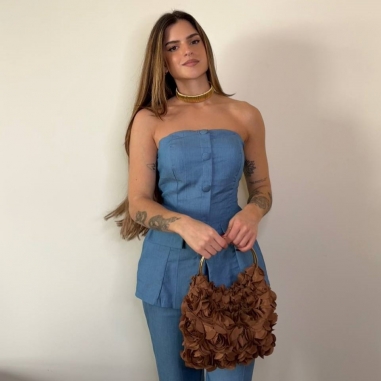 CONJUNTO DENIM ABOTONADO