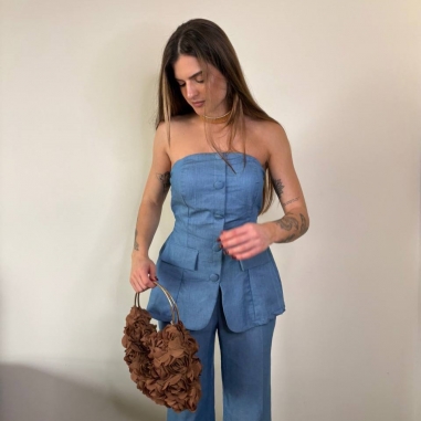 CONJUNTO DENIM ABOTONADO