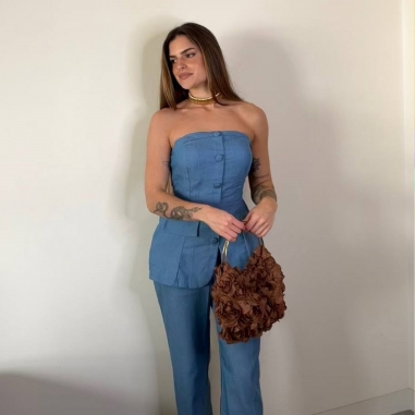 CONJUNTO DENIM ABOTONADO