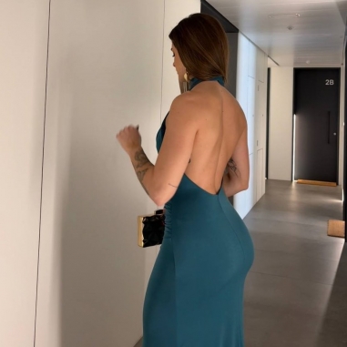 VESTIDO MATILDA PETRÓLEO