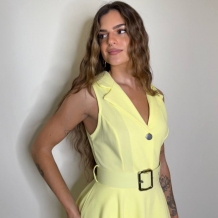 MONO VUELO CINTURÓN ENCAJE... 2