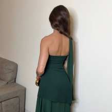 VESTIDO TUL + LAZADA VERDE 2