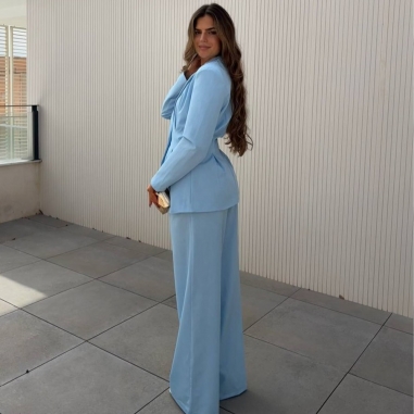 PREVENTA CONJUNTO TRAJE CELESTE