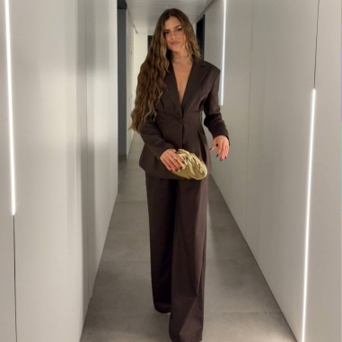 PREVENTA CONJUNTO TRAJE CHOCO