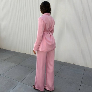 CONJUNTO TRAJE SATÉN ROSITA