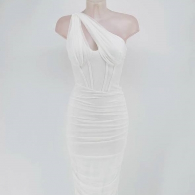 VESTIDO VARILLAS TUL BLANCO