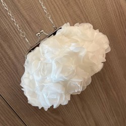 BOLSO PÉTALOS BLANCO