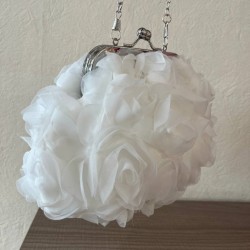 BOLSO PÉTALOS BLANCO
