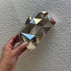 BOLSO ESPEJOS PLATA