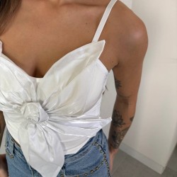TOP FLOR BLANCO