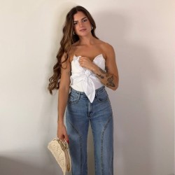 TOP FLOR BLANCO