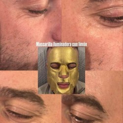 MASCARILLA COREANA DE TELA ILUMINADORA CON LIMÓN